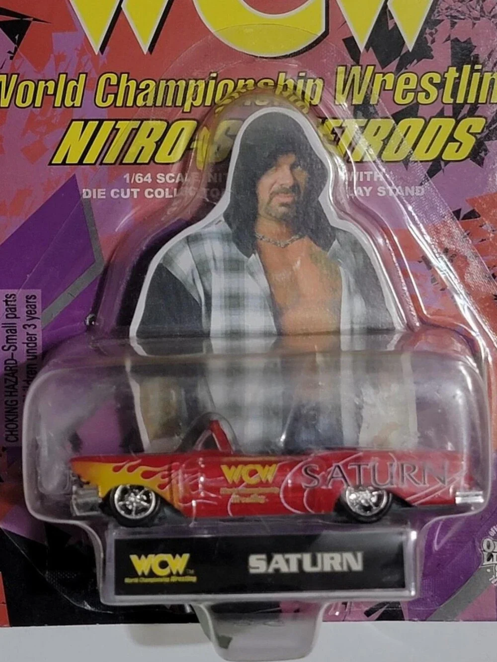 Saturn (Perry Saturn) WCW Nitro-Street Rods Die Cast Car by Racing Champions